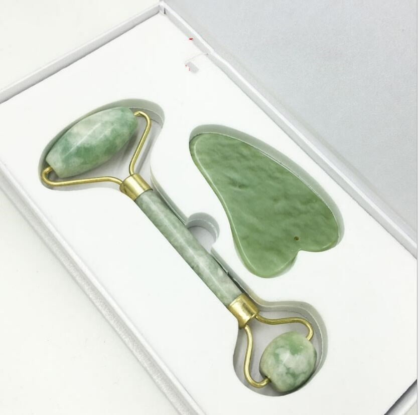 Rodillo Facial Jade + Guasha
