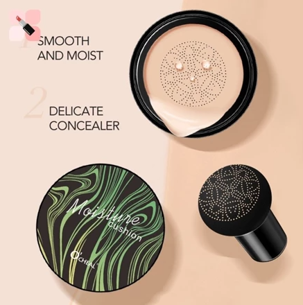 Base de maquillaje Moisture Cushion CC Cream | Resistente al agua