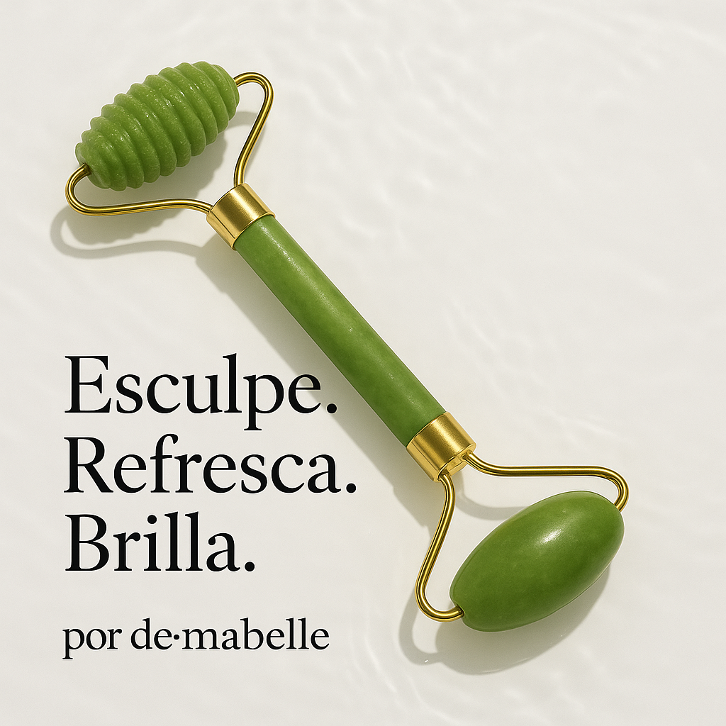 Rodillo Facial Jade + Guasha